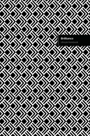 Brilliance Lifestyle Notebook, 180 Pages (90 shts), Spiral Bound, Lay-flat Design, Write-in Journal (Book 1)