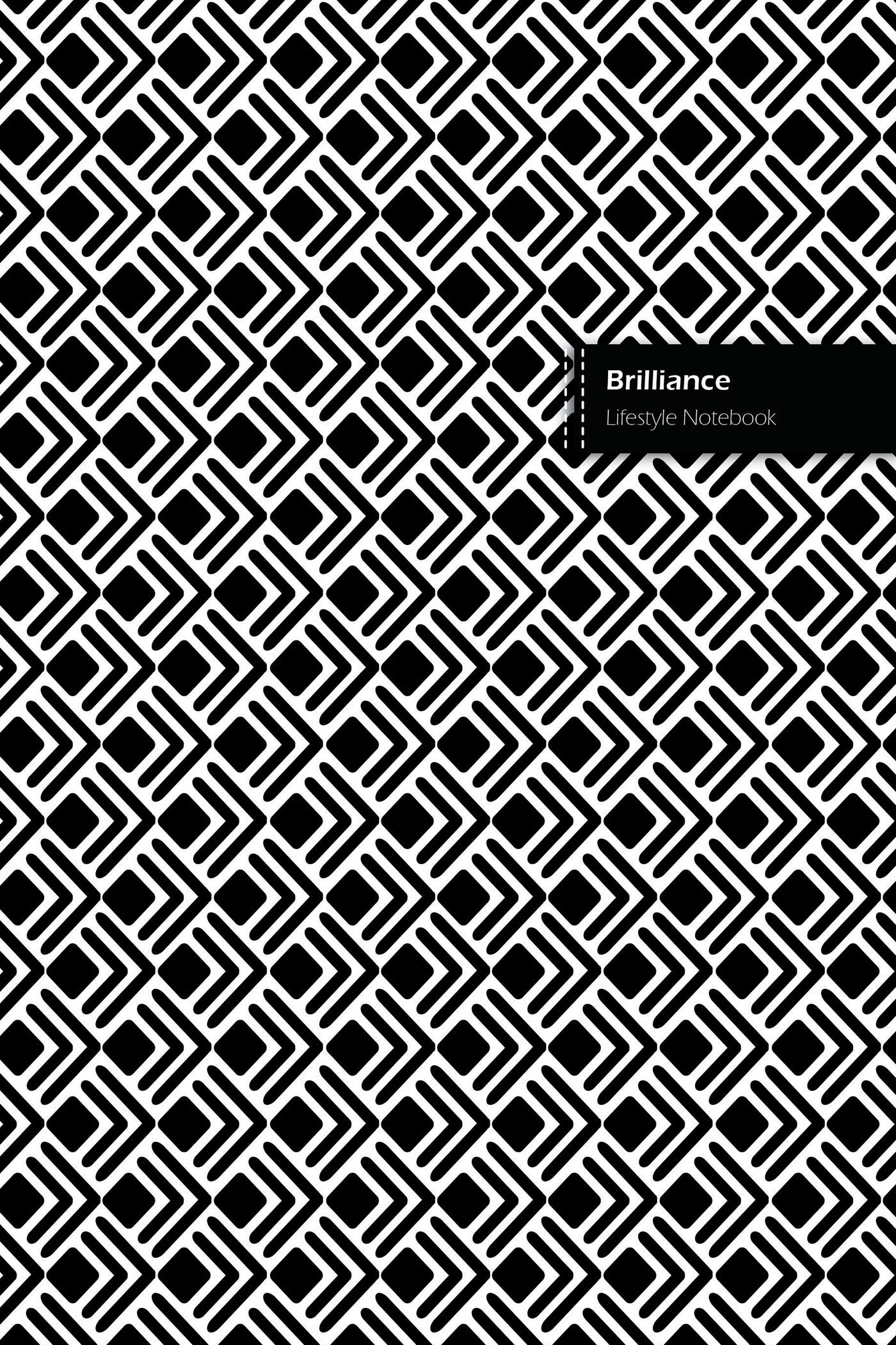 Brilliance Lifestyle Notebook, 180 Pages (90 shts), Spiral Bound, Lay-flat Design, Write-in Journal (Book 1)