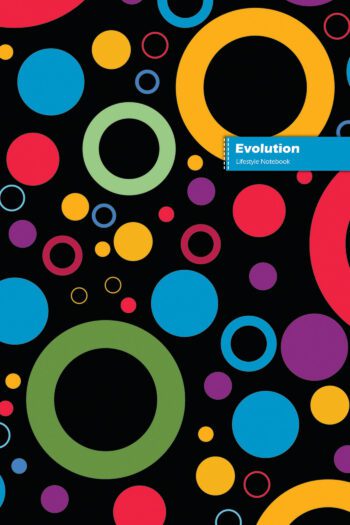 Evolution Lifestyle Notebook, Wide/Legal Ruled, Dotted Lines With 180 Write-in Pages (90 shts), Large 8 x 10 Inch (Book 1)