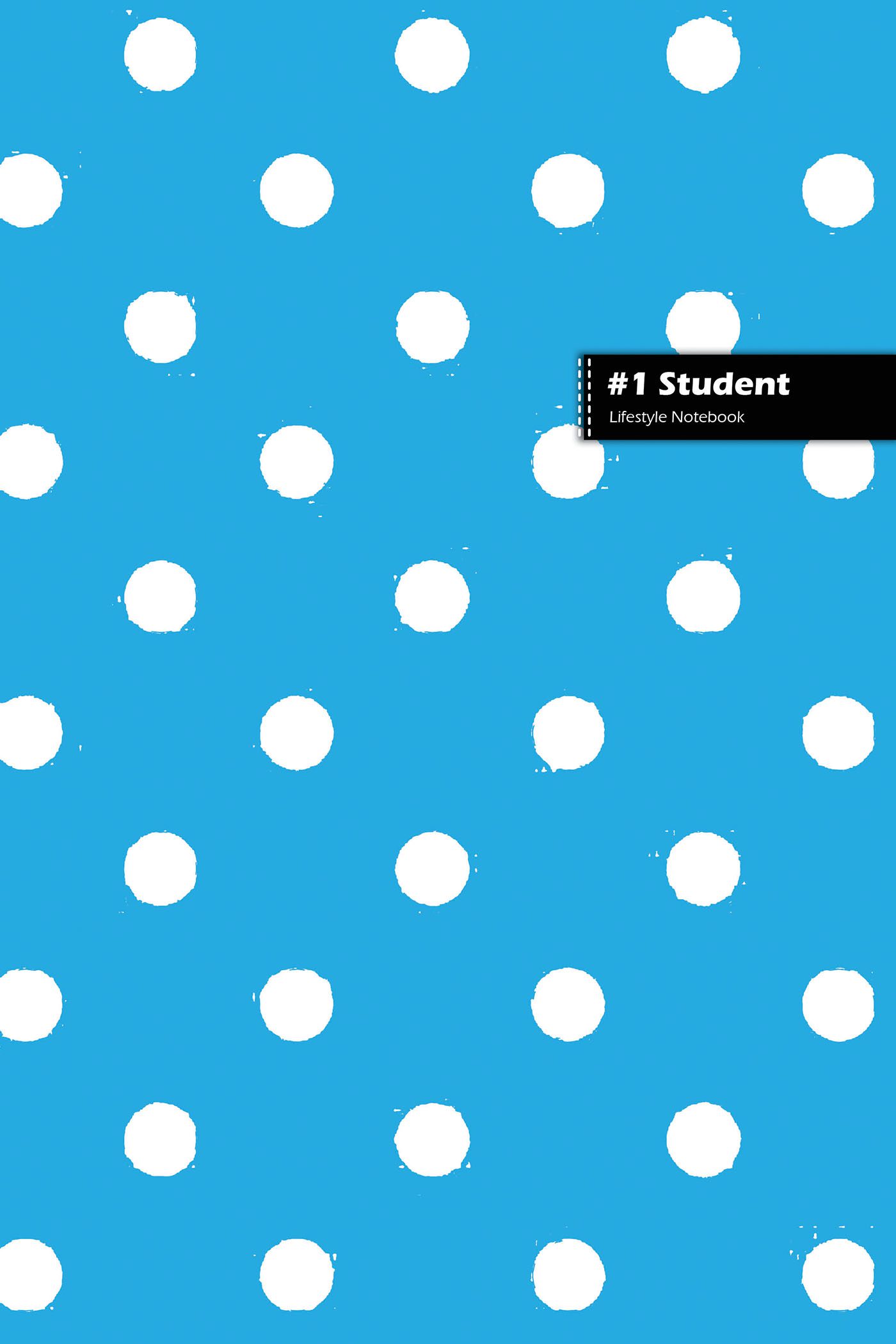 Number One Student Lifestyle Notebook, Wide/Legal Ruled, Dotted Lines With 180 Write-in Pages (90 shts), Large 8 x 10 Inch (Book 2)