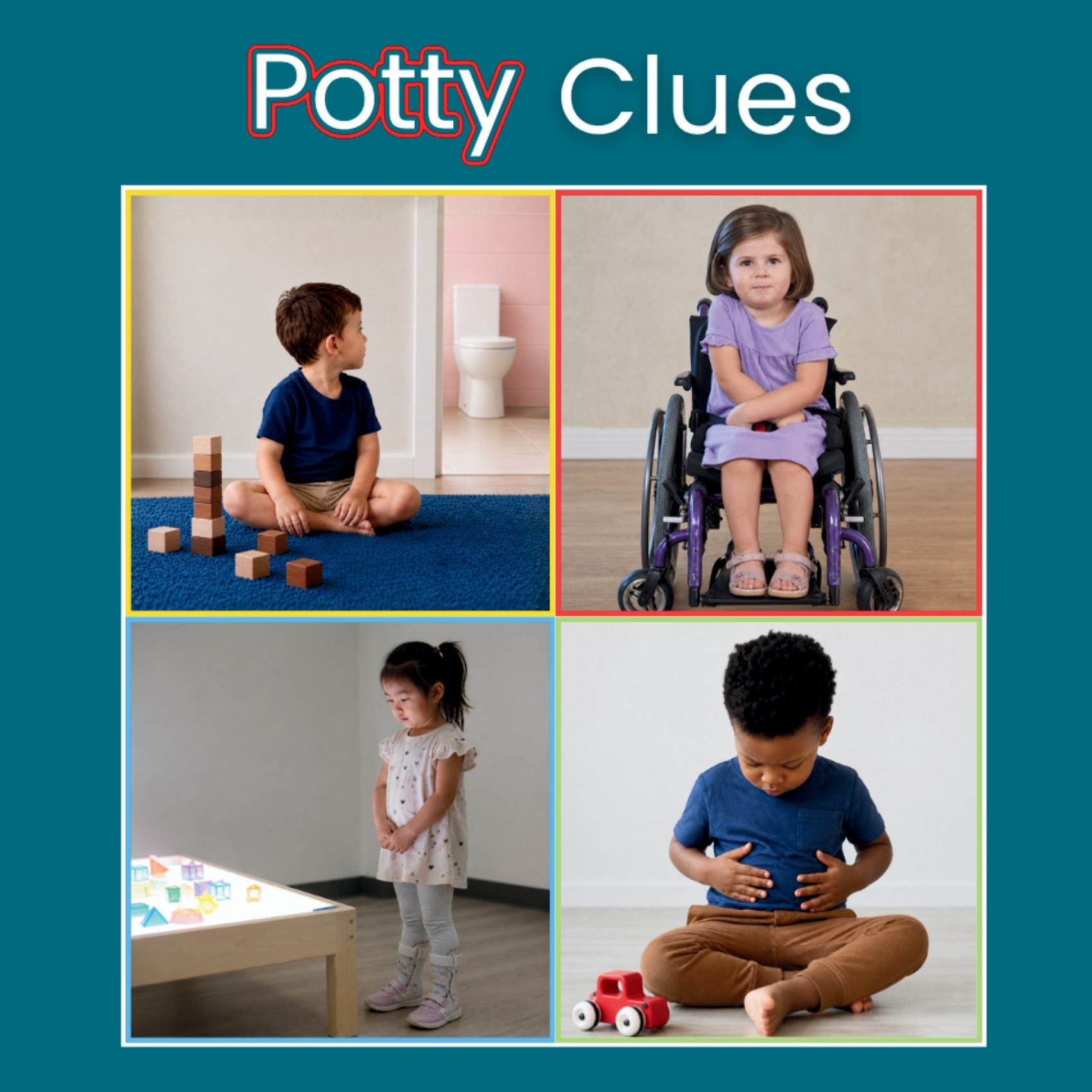 Potty Clues: A body awareness book for potty learning