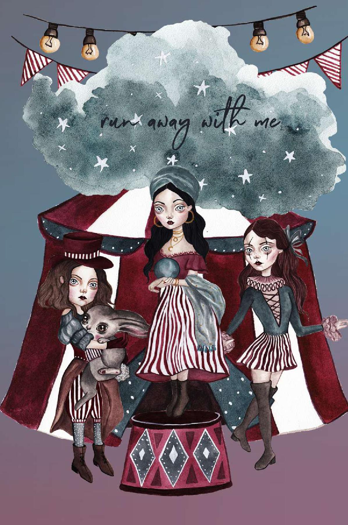 Run Away with Me Notebook (6x9 Lined Spiral Bound)