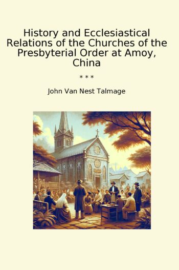 History and Ecclesiastical Relations of the Churches of the Presbyterial Order at Amoy, China