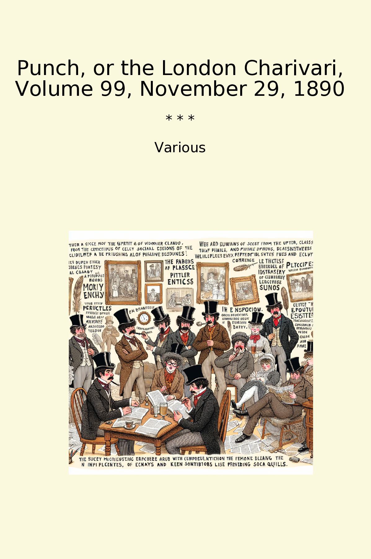 Punch, or the London Charivari, Volume 99, November 29, 1890