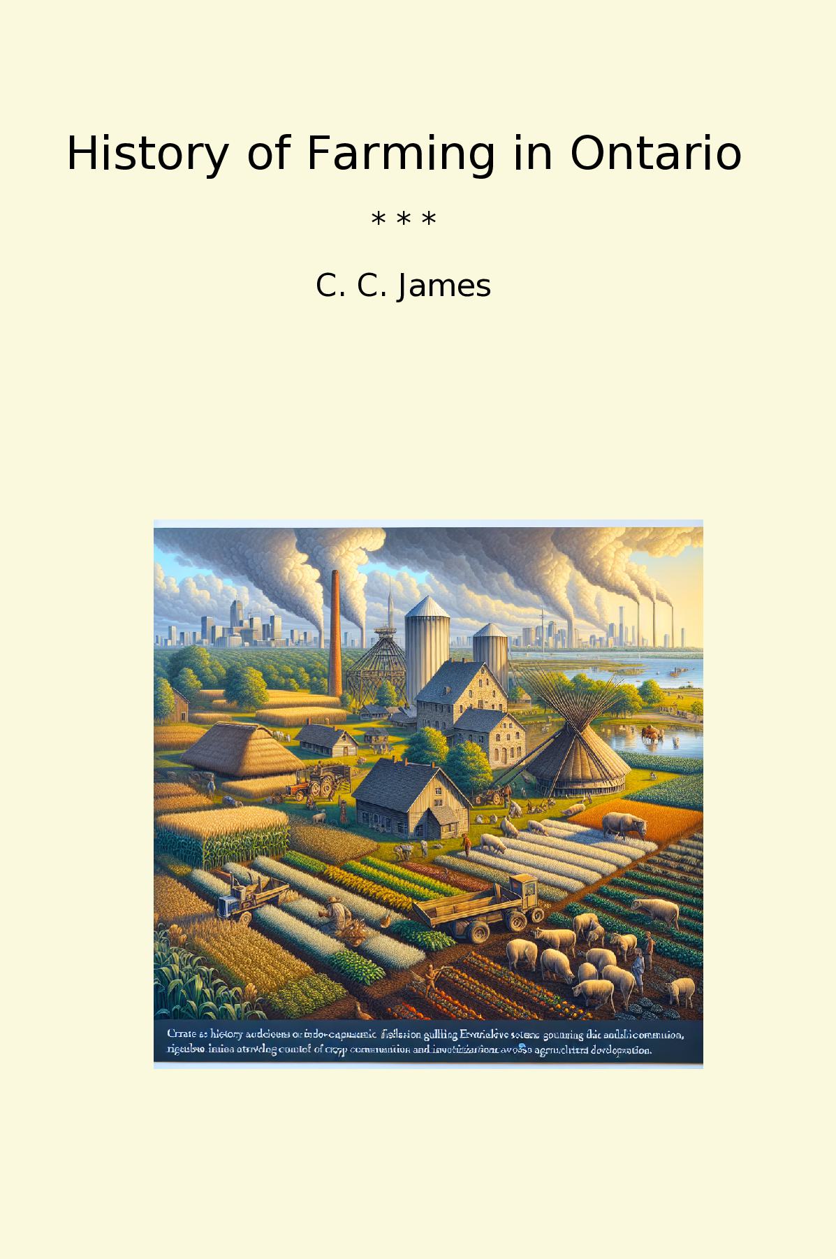 History of Farming in Ontario