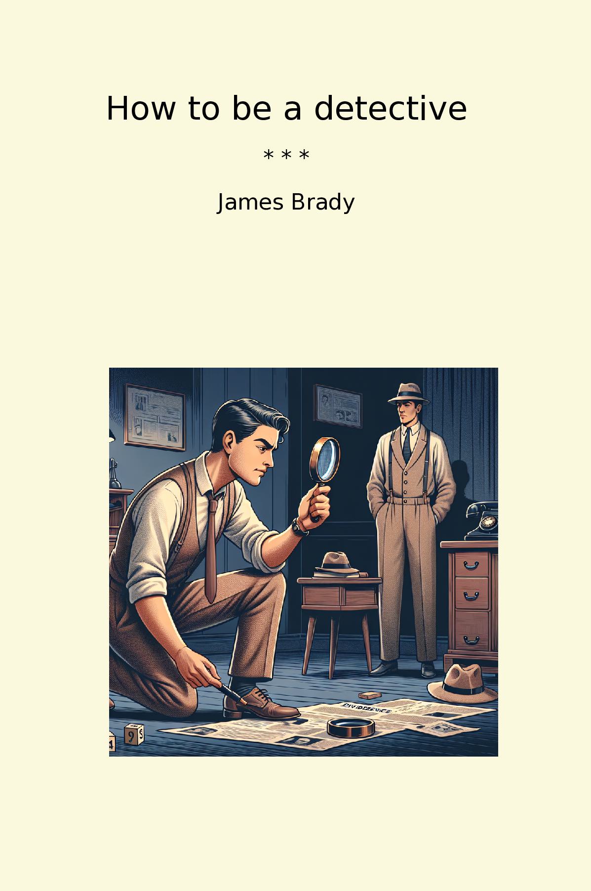 How to be a detective
