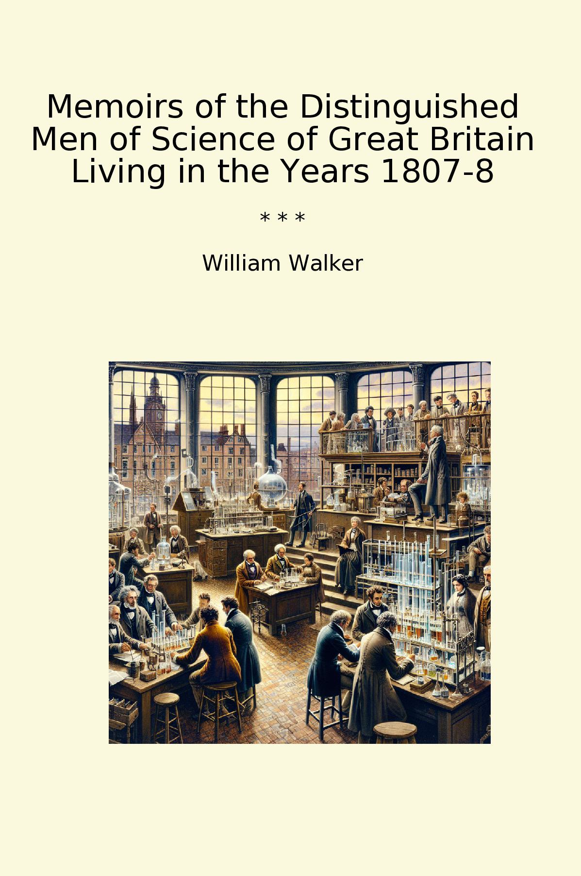 Memoirs of the Distinguished Men of Science of Great Britain Living in the Years 1807-8
