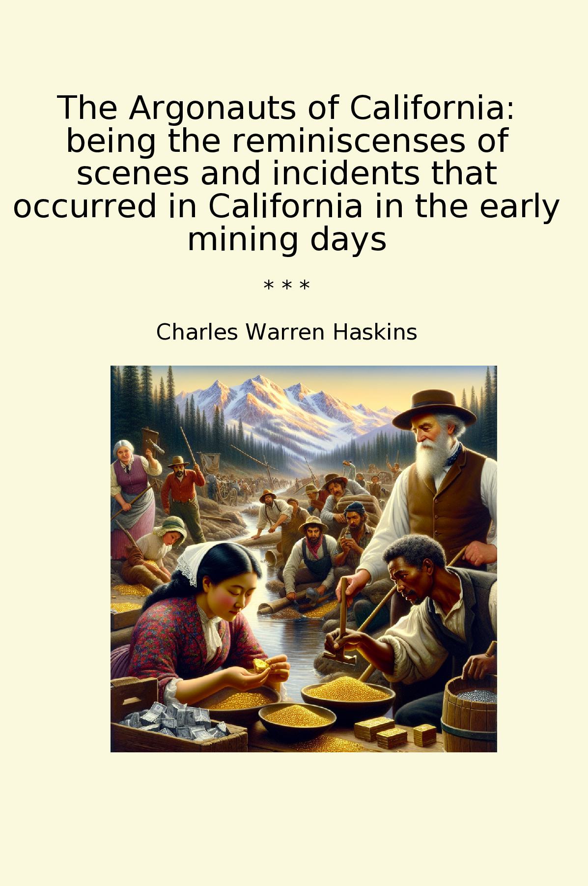 The Argonauts of California: being the reminiscenses of scenes and incidents that occurred in California in the early mining days