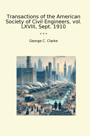 Transactions of the American Society of Civil Engineers, vol. LXVIII, Sept. 1910