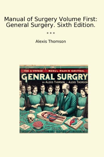 Manual of Surgery Volume First: General Surgery. Sixth Edition.