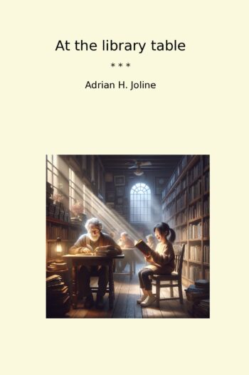 At the library table