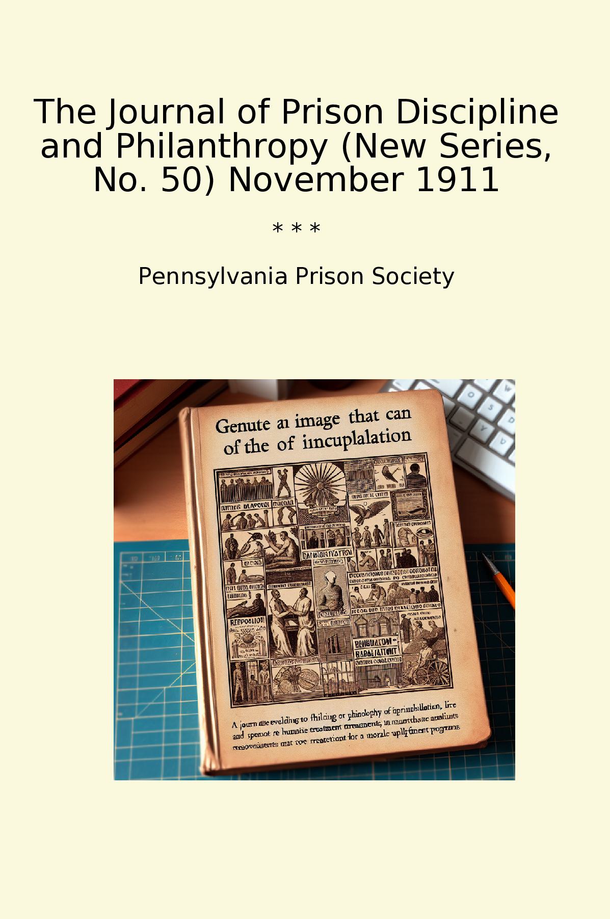 The Journal of Prison Discipline and Philanthropy (New Series, No. 50) November 1911