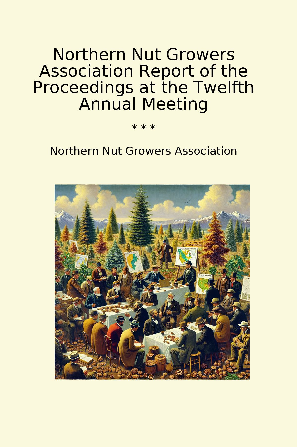Northern Nut Growers Association Report of the Proceedings at the Twelfth Annual Meeting