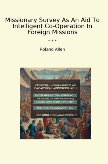 Missionary Survey As An Aid To Intelligent Co-Operation In Foreign Missions