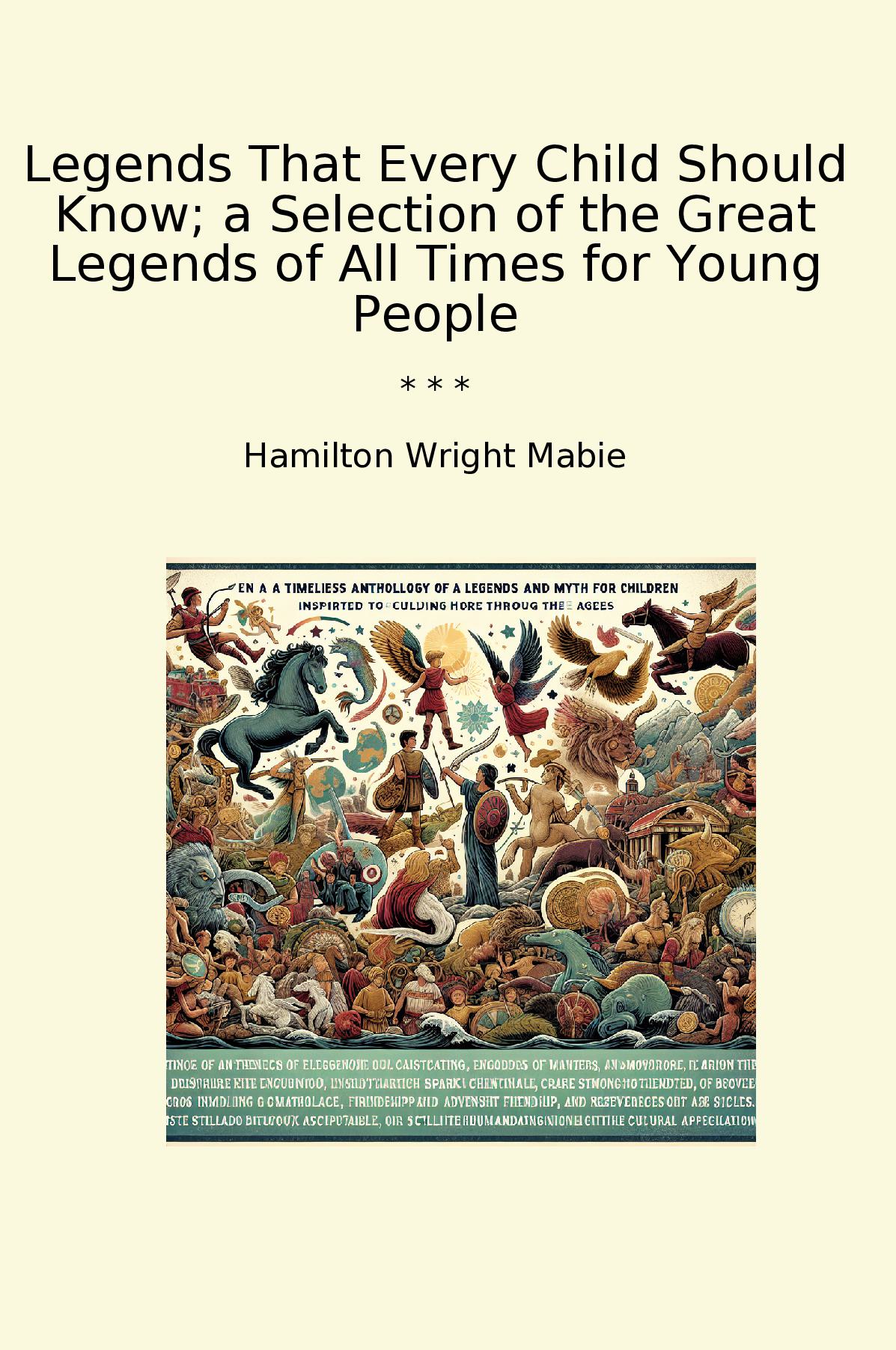 Legends That Every Child Should Know; a Selection of the Great Legends of All Times for Young People