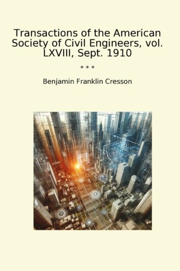 Transactions of the American Society of Civil Engineers, vol. LXVIII, Sept. 1910