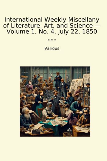 International Weekly Miscellany of Literature, Art, and Science — Volume 1, No. 4, July 22, 1850