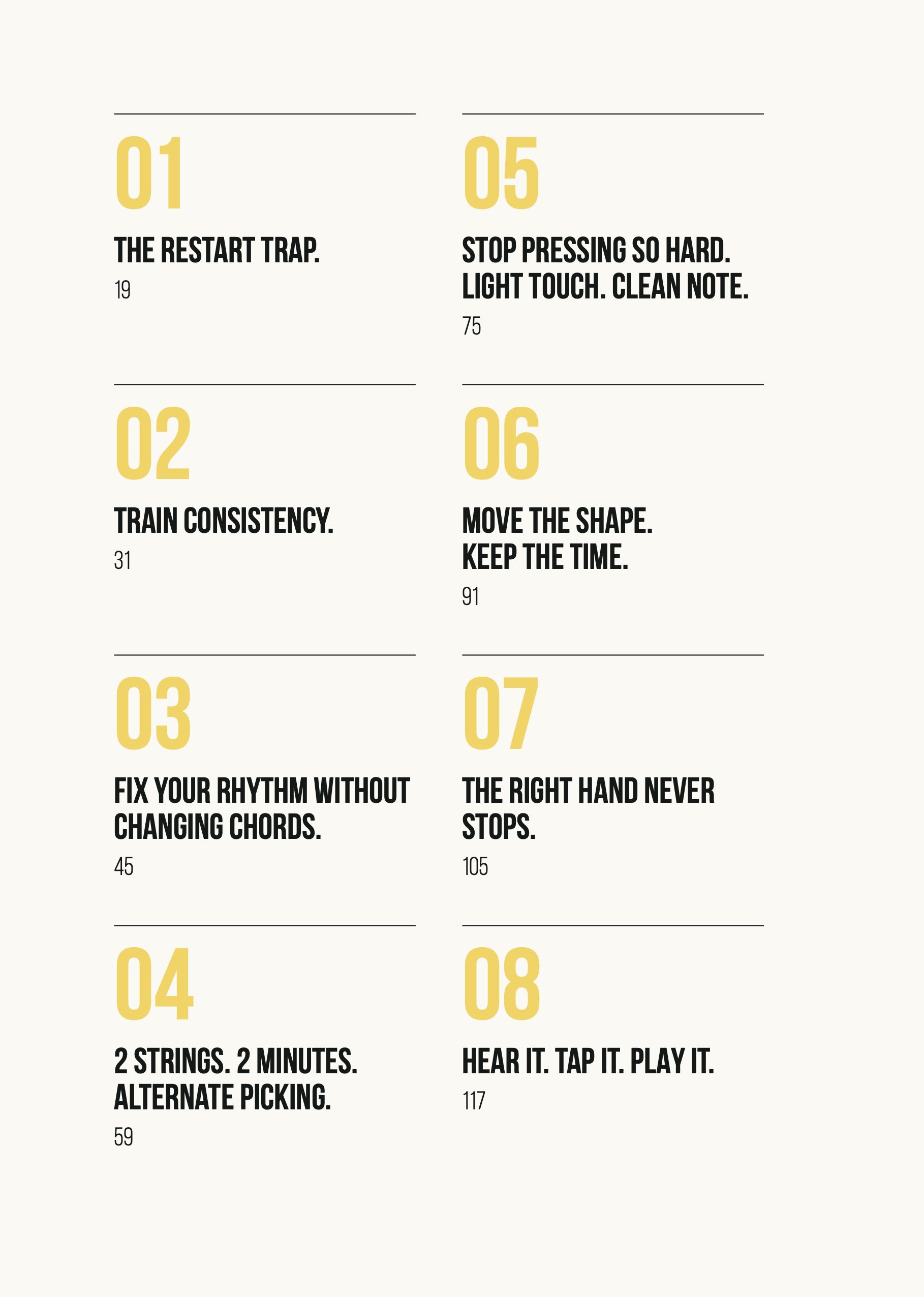 12 Tiny Steps For Guitar