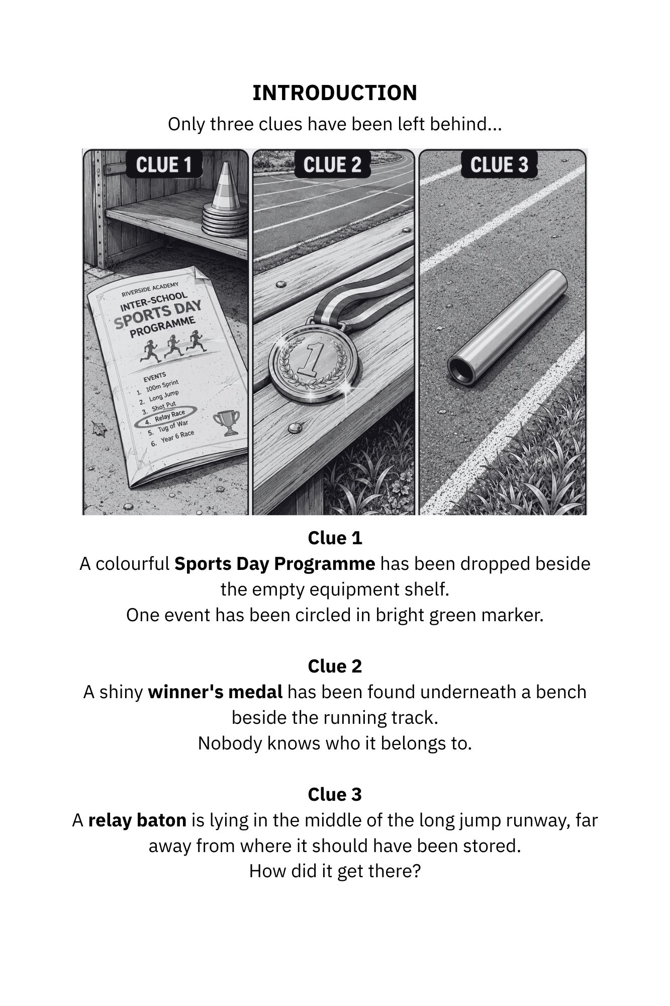 Sports Day Is Ruined! A SUSS-IT© Suspect Elimination Mystery Puzzle for Kids Age 9+ With 20,000 Suspects, 15 Clues and One Name Remaining (SUSS-IT© Collection)