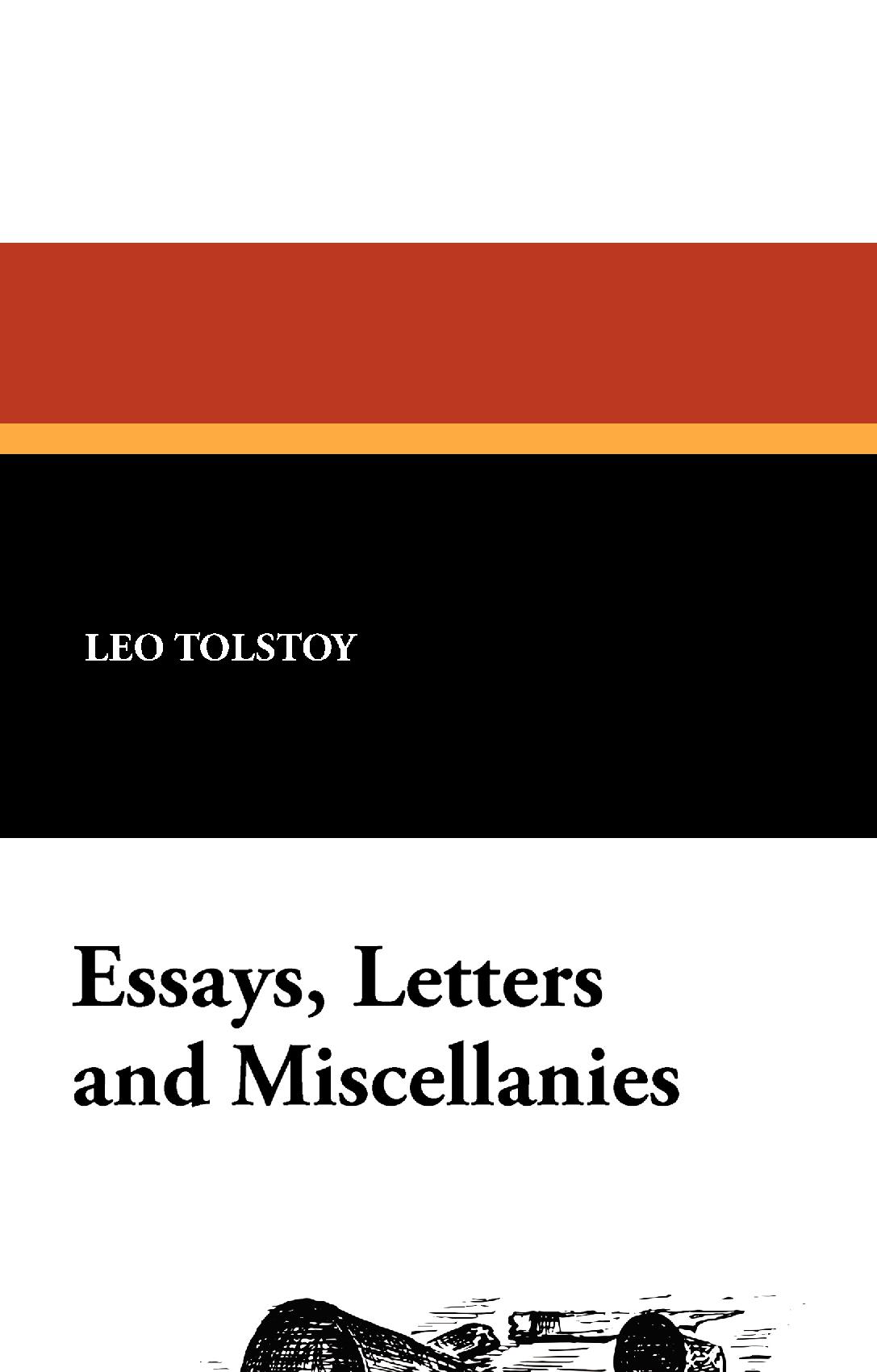 Essays, Letters and Miscellanies