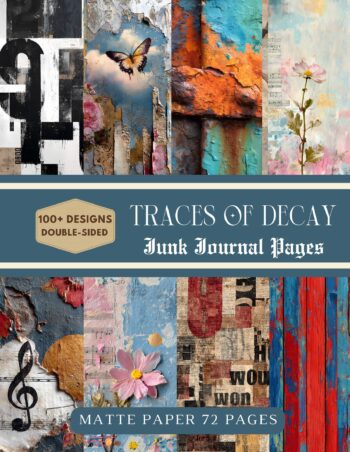 Traces of Decay Junk Journal Pages