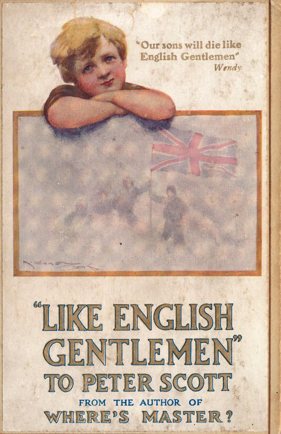 Like English Gentlemen: to Peter Scott