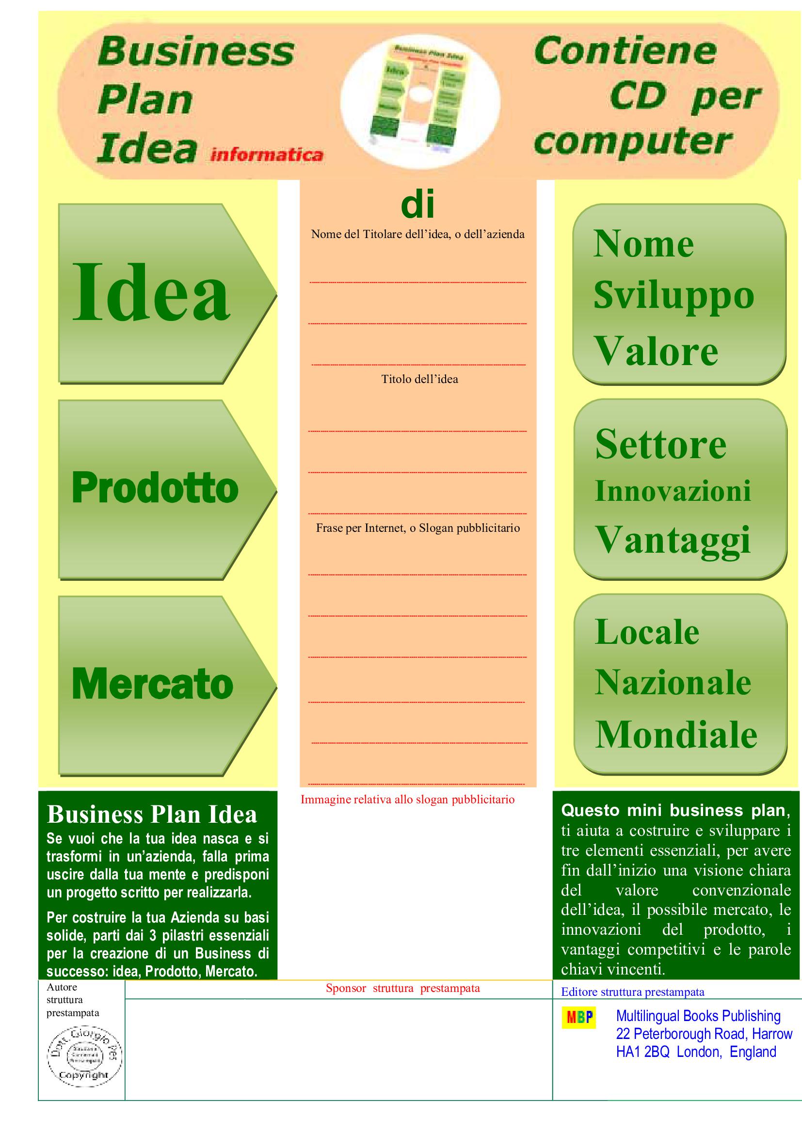 Business Plan Idea informatica