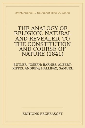 The Analogy of Religion, Natural and Revealed (1841)