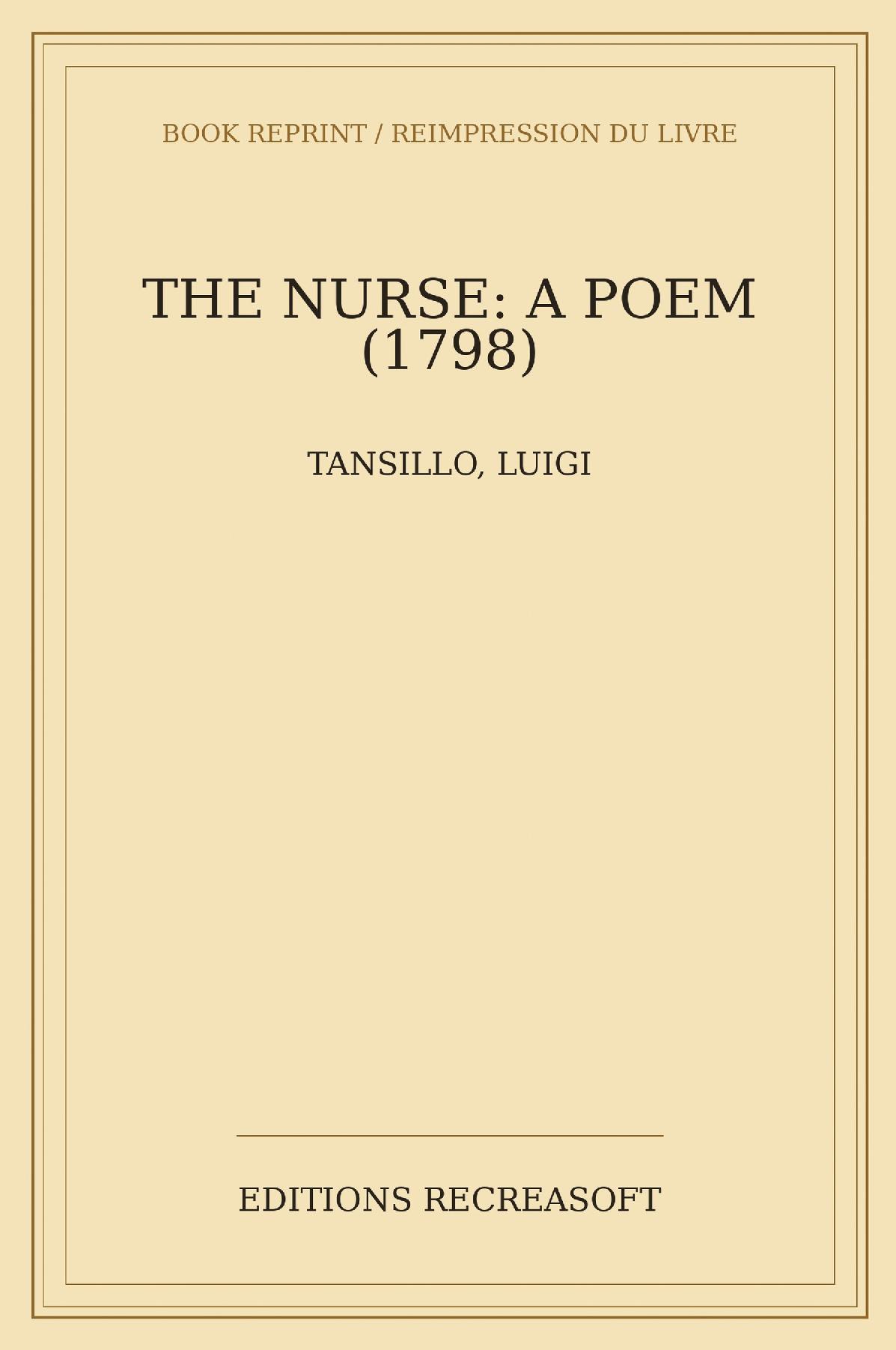 The Nurse: A Poem (1798)