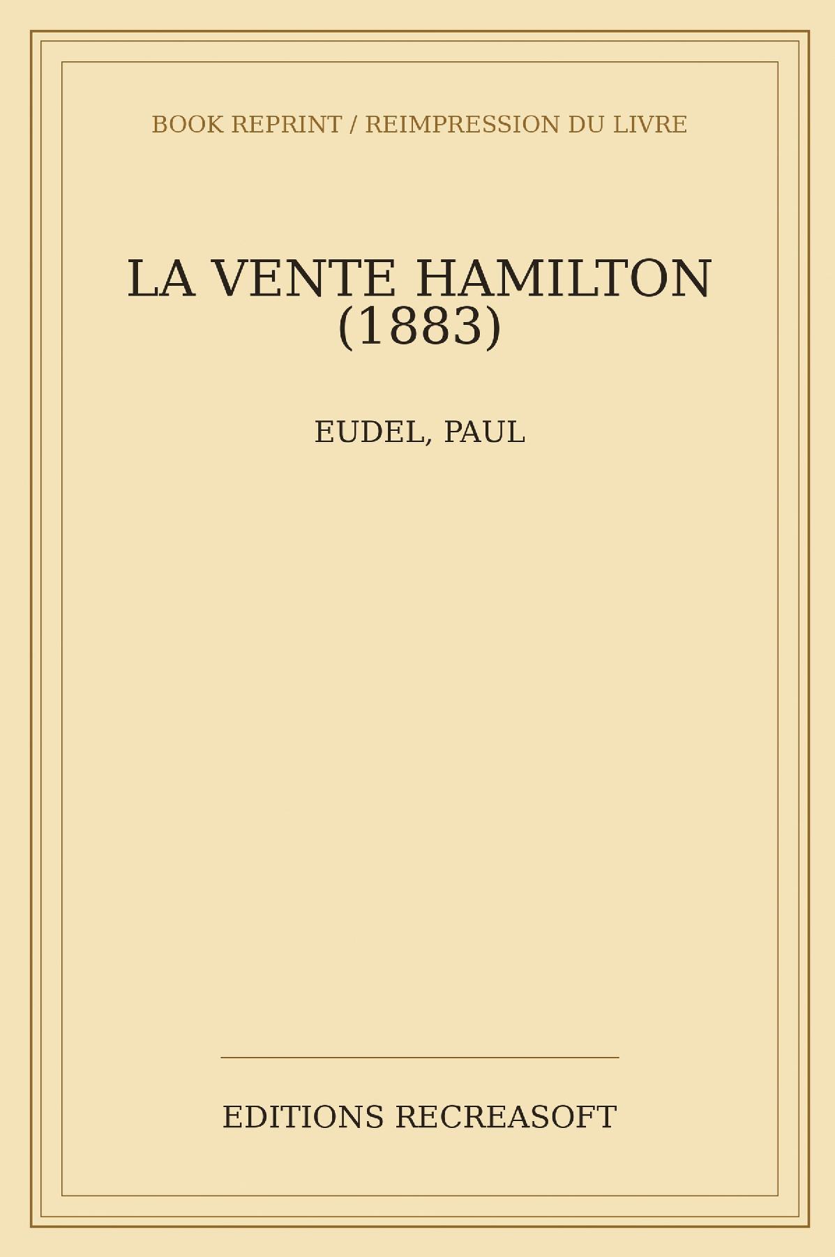 La Vente Hamilton (1883)