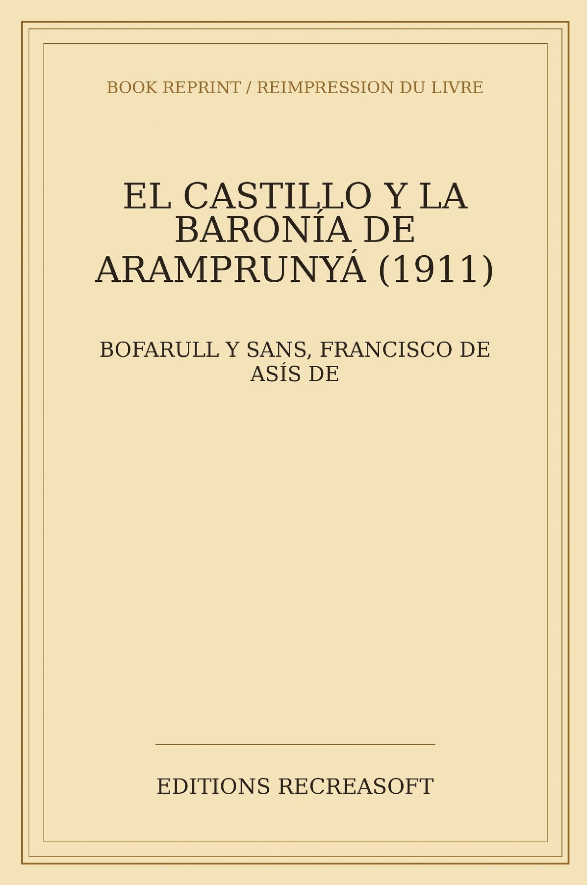 El castillo y la baronia de Aramprunya