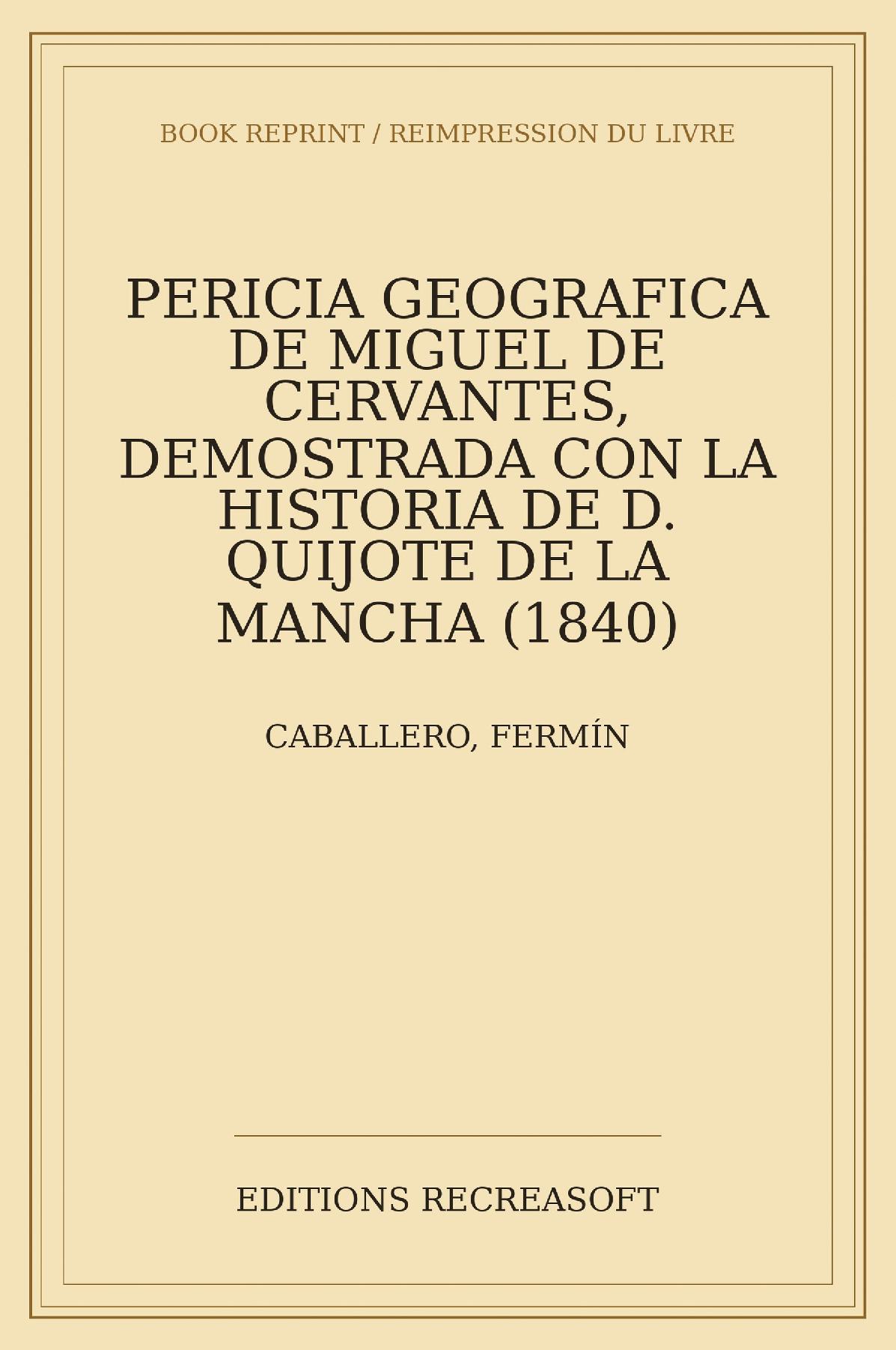 Pericia geografica de Miguel de Cervantes