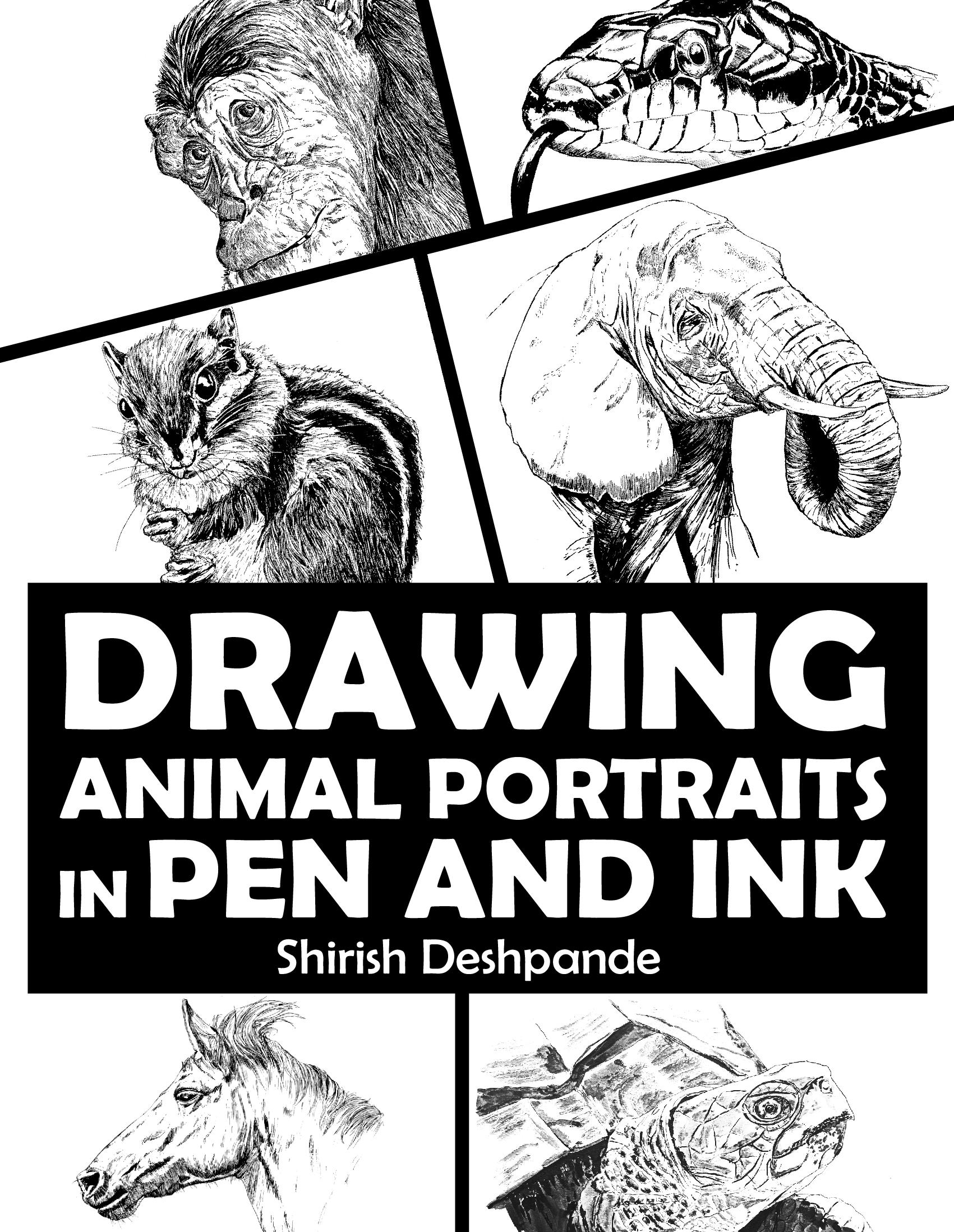 Drawing Animal Portraits in Pen and Ink