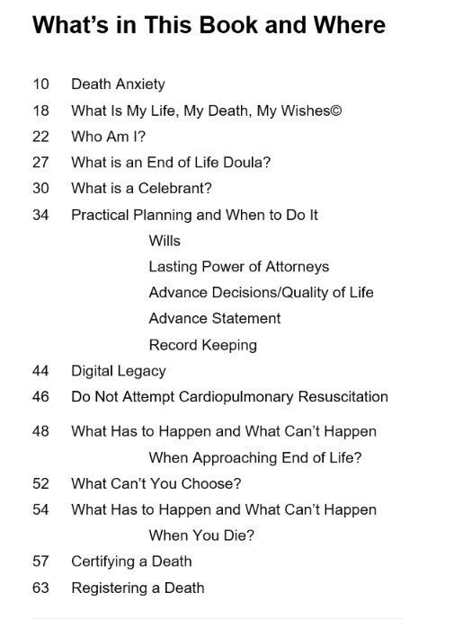 My Life, My Death, My Wishes