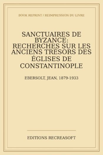 Sanctuaires de Byzance (1921)